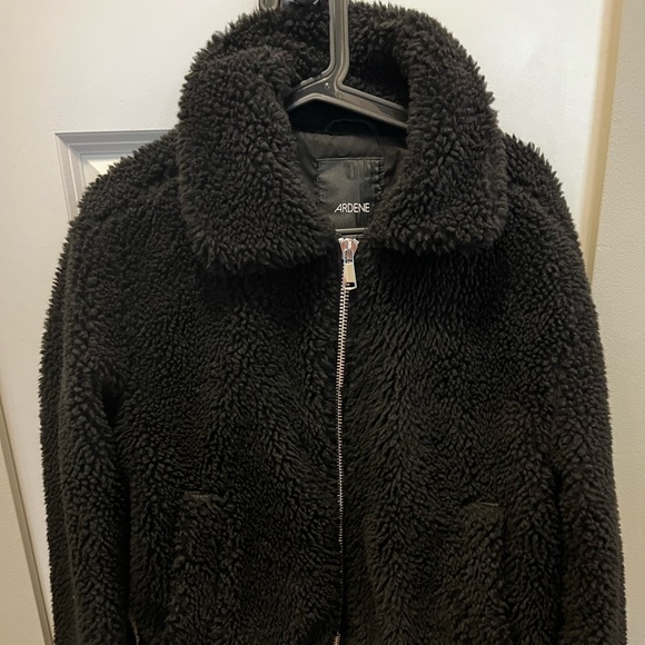 Black Sherpa/teddy jacket Ardene XS - Picture 4 of 4